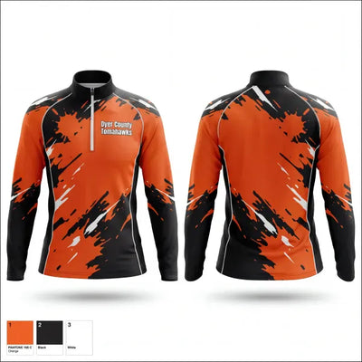 Dyer County Tomahawks 6526413 Quarter Zip Jacket - 1