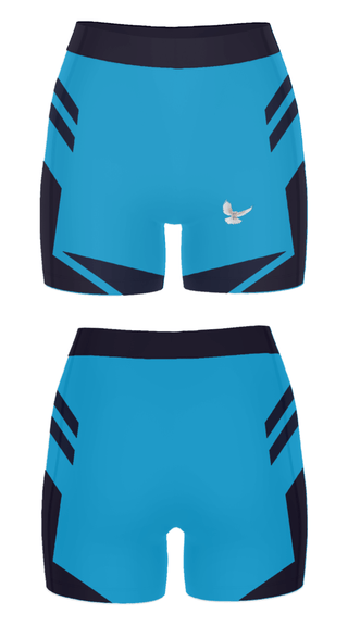 Women's Compression Shorts, EL SHAMAH CAREEL SHAMAH CARE, , Teamtime, Team time, sublimation, custom sports apparel, team uniforms, spirit wear, spiritwear, sports uniforms, custom shirts, team store, custom team store, fundraiser sports, apparel fundraiser