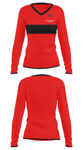 Uintah High School Wrestling 86571460 Women's Long Sleeve V-neck Shirt - 31
