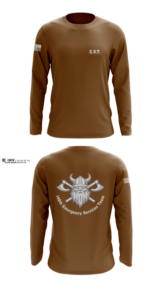 Long Sleeve Performance Shirt, 148th E.S.T., Police, Teamtime, Team time, sublimation, custom sports apparel, team uniforms, spirit wear, spiritwear, sports uniforms, custom shirts, team store, custom team store, fundraiser sports, apparel fundraiser
