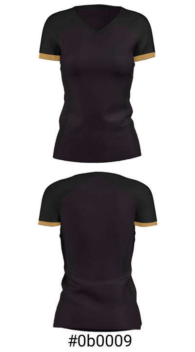 Oso 71846683 Women's Short Sleeve V-neck Shirt - 25