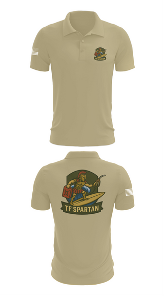 Short Sleeve Performance Polo, Task Force Spartan, , Teamtime, Team time, sublimation, custom sports apparel, team uniforms, spirit wear, spiritwear, sports uniforms, custom shirts, team store, custom team store, fundraiser sports, apparel fundraiser