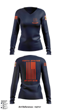 Spartans 7084698 Women's Long Sleeve V-neck Shirt - 1