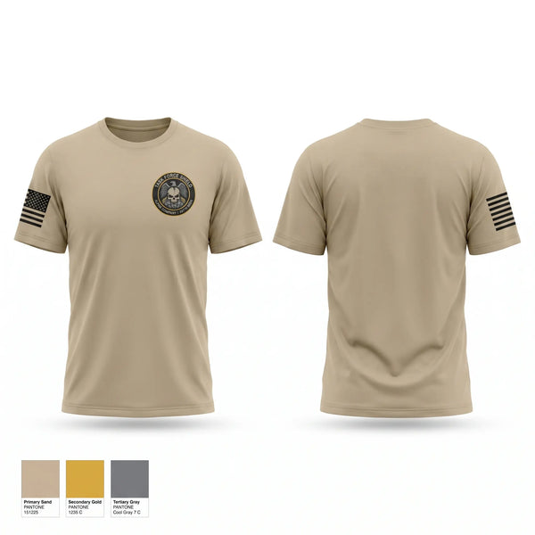 Old School Cotton Feel Shirt, A CO 297TH Pt, Army, Teamtime, Team time, sublimation, custom sports apparel, team uniforms, spirit wear, spiritwear, sports uniforms, custom shirts, team store, custom team store, fundraiser sports, apparel fundraiser