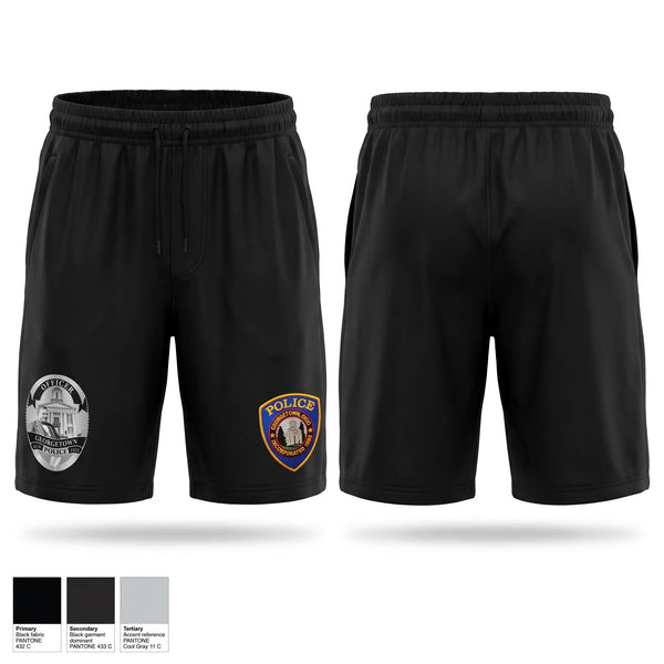 Athletic Shorts With Pockets, Georgetown PD, Police, Teamtime, Team time, sublimation, custom sports apparel, team uniforms, spirit wear, spiritwear, sports uniforms, custom shirts, team store, custom team store, fundraiser sports, apparel fundraiser