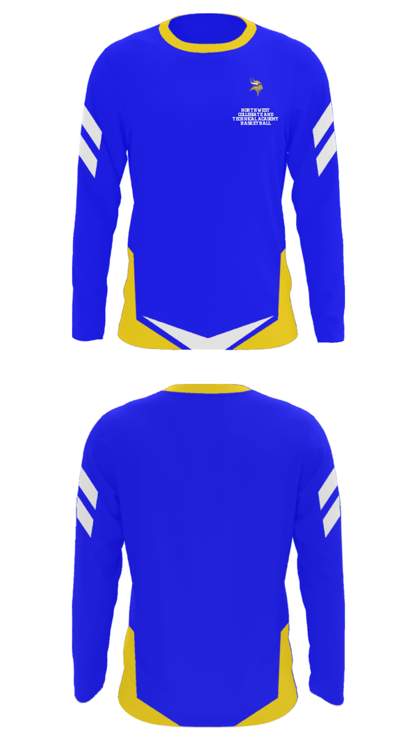 Long Sleeve Performance Shirt, Northwest Collegiate And Technical Academy Basketball, Women's Basketball, Teamtime, Team time, sublimation, custom sports apparel, team uniforms, spirit wear, spiritwear, sports uniforms, custom shirts, team store, custom team store, fundraiser sports, apparel fundraiser