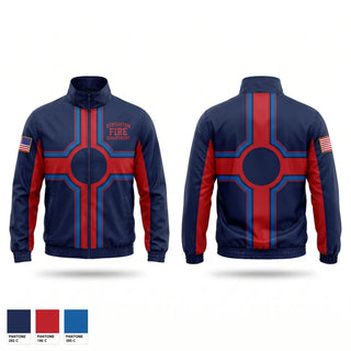 Windbreaker, Stoughton Fire Department, Fire Department, Teamtime, Team time, sublimation, custom sports apparel, team uniforms, spirit wear, spiritwear, sports uniforms, custom shirts, team store, custom team store, fundraiser sports, apparel fundraiser