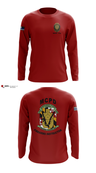 Long Sleeve Performance Shirt, Montgomery County Police Department - Firearms Training Unit, Police, Teamtime, Team time, sublimation, custom sports apparel, team uniforms, spirit wear, spiritwear, sports uniforms, custom shirts, team store, custom team store, fundraiser sports, apparel fundraiser