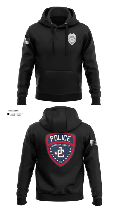 Jefferson College Police Department 39962708 Hoodie - 21