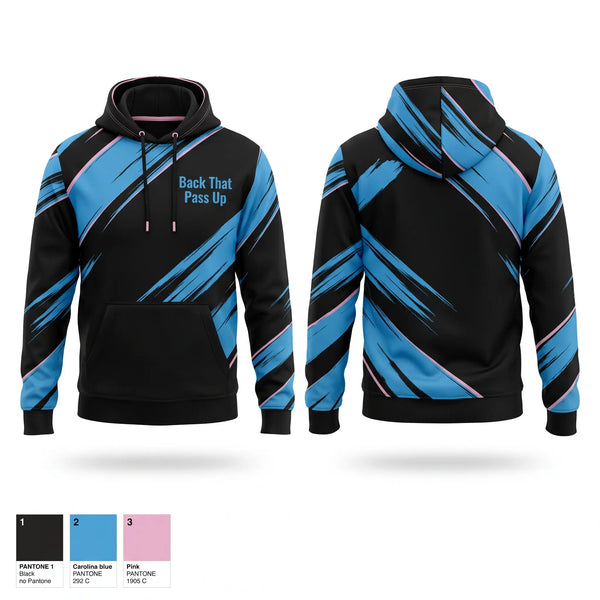 Hoodie, Back That Pass Up, Men's Volleyball, Teamtime, Team time, sublimation, custom sports apparel, team uniforms, spirit wear, spiritwear, sports uniforms, custom shirts, team store, custom team store, fundraiser sports, apparel fundraiser