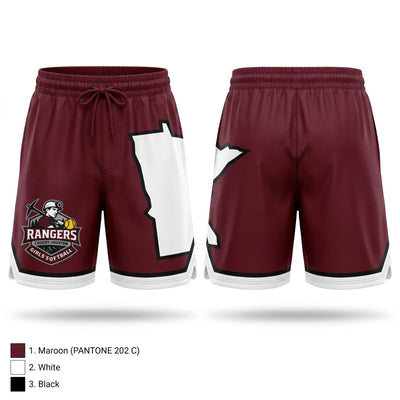 Crosby-Ironton Rangers Athletic Shorts With Pockets - 1