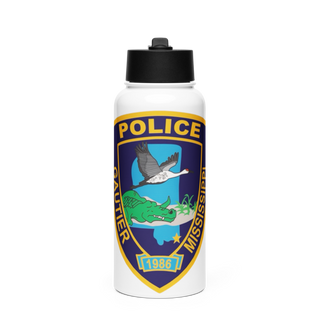 Gautier Police K9 1192940 Stainless Steel Water Bottle with a Straw Lid
