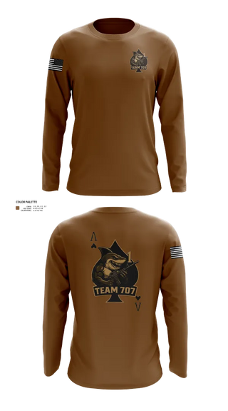 Long Sleeve Performance Shirt, MESG1 TEAM 707, Navy, Teamtime, Team time, sublimation, custom sports apparel, team uniforms, spirit wear, spiritwear, sports uniforms, custom shirts, team store, custom team store, fundraiser sports, apparel fundraiser
