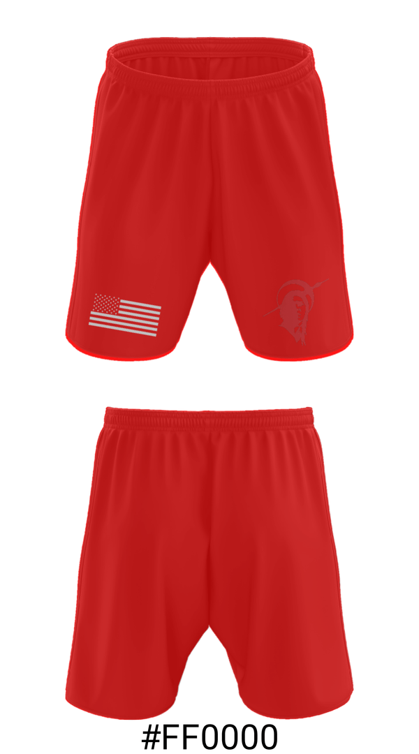 Athletic Shorts With Pockets, Wyoming Indian Elementary School, Spirit Store, Teamtime, Team time, sublimation, custom sports apparel, team uniforms, spirit wear, spiritwear, sports uniforms, custom shirts, team store, custom team store, fundraiser sports, apparel fundraiser