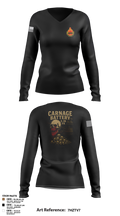 3-16 FA 33498112 Women's Long Sleeve V-neck Shirt - 3
