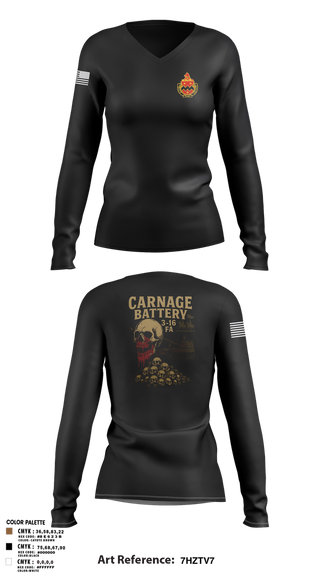Womens Long Sleeve Vneck Shirt, 3-16 FA, , Teamtime, Team time, sublimation, custom sports apparel, team uniforms, spirit wear, spiritwear, sports uniforms, custom shirts, team store, custom team store, fundraiser sports, apparel fundraiser