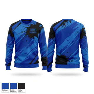 Crew Neck Sweatshirt, JBHS ROYALS, Softball, Teamtime, Team time, sublimation, custom sports apparel, team uniforms, spirit wear, spiritwear, sports uniforms, custom shirts, team store, custom team store, fundraiser sports, apparel fundraiser