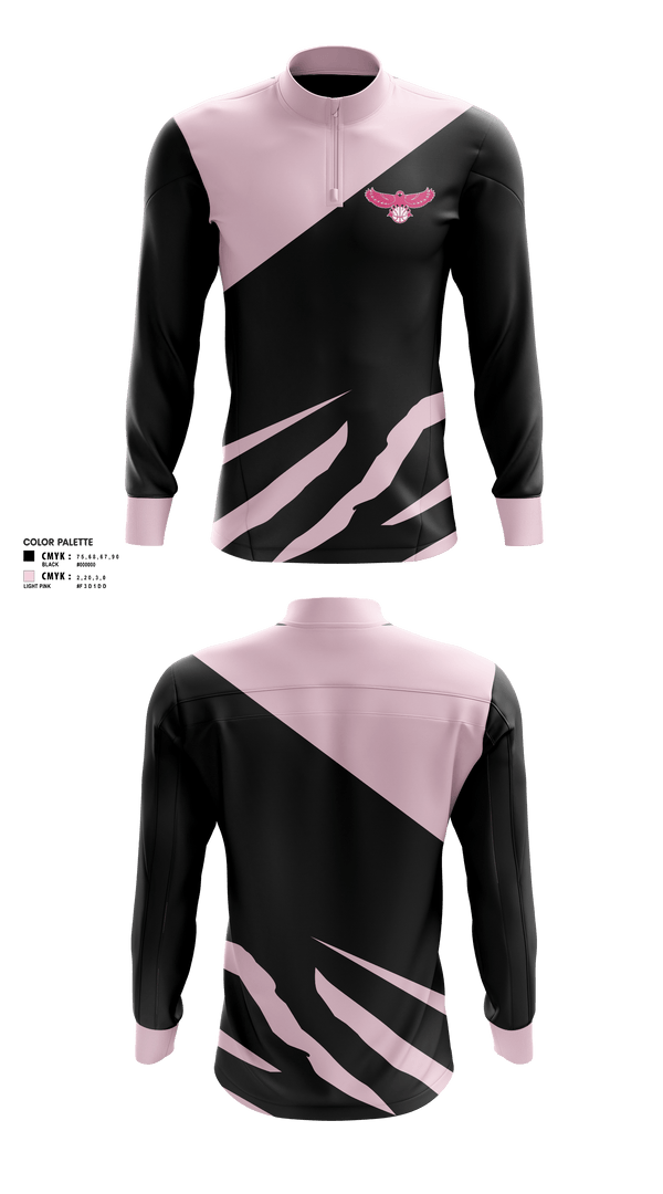 Quarter Zip Jacket, C hawks, Men's Basketball, Teamtime, Team time, sublimation, custom sports apparel, team uniforms, spirit wear, spiritwear, sports uniforms, custom shirts, team store, custom team store, fundraiser sports, apparel fundraiser