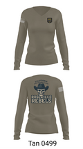 Team Roseville 67248526 Women's Long Sleeve V-neck Shirt - 73