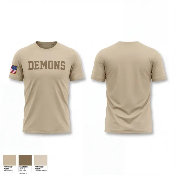 Short Sleeve Performance Shirt, Demons, Marines, Teamtime, Team time, sublimation, custom sports apparel, team uniforms, spirit wear, spiritwear, sports uniforms, custom shirts, team store, custom team store, fundraiser sports, apparel fundraiser