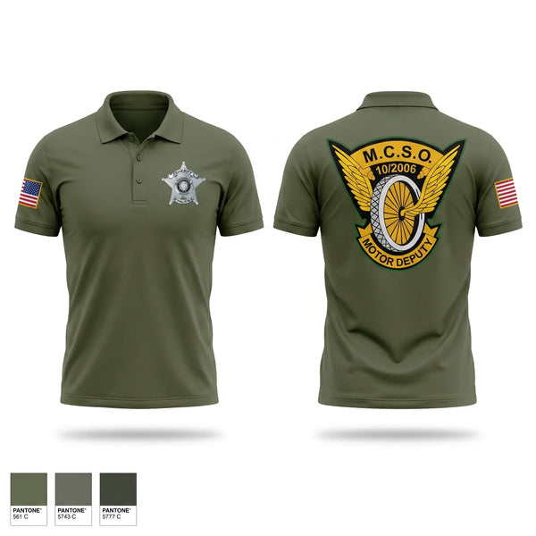 Short Sleeve Performance Polo, MCSO traffic, Police, Teamtime, Team time, sublimation, custom sports apparel, team uniforms, spirit wear, spiritwear, sports uniforms, custom shirts, team store, custom team store, fundraiser sports, apparel fundraiser