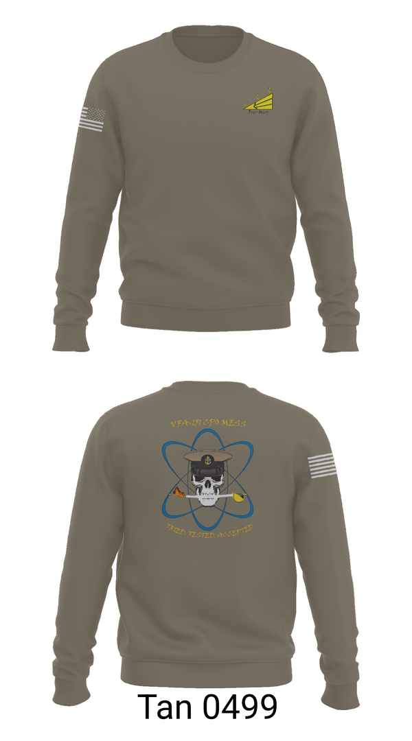Crew Neck Sweatshirt, VFA-151, , Teamtime, Team time, sublimation, custom sports apparel, team uniforms, spirit wear, spiritwear, sports uniforms, custom shirts, team store, custom team store, fundraiser sports, apparel fundraiser