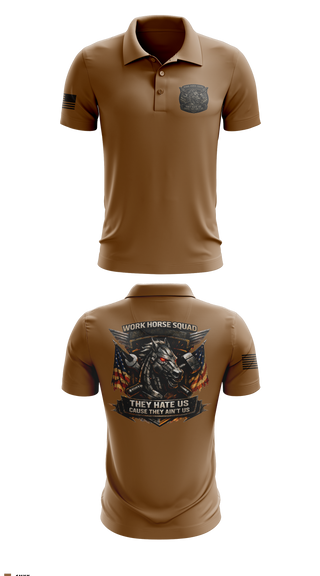 Short Sleeve Performance Polo, 62 FMT, Army, Teamtime, Team time, sublimation, custom sports apparel, team uniforms, spirit wear, spiritwear, sports uniforms, custom shirts, team store, custom team store, fundraiser sports, apparel fundraiser