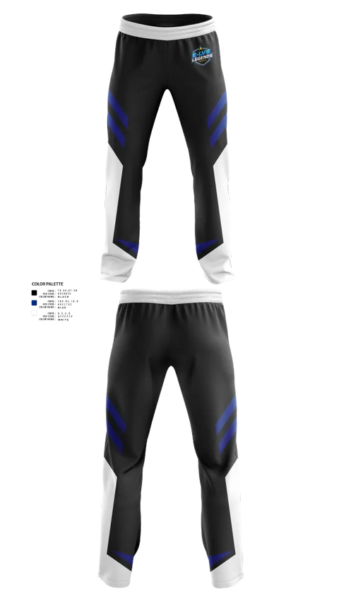 Sweatpants, E-LV8 Legends, Men's Volleyball, Teamtime, Team time, sublimation, custom sports apparel, team uniforms, spirit wear, spiritwear, sports uniforms, custom shirts, team store, custom team store, fundraiser sports, apparel fundraiser