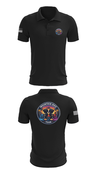 Short Sleeve Performance Polo, Mountain Bike Team, Police, Teamtime, Team time, sublimation, custom sports apparel, team uniforms, spirit wear, spiritwear, sports uniforms, custom shirts, team store, custom team store, fundraiser sports, apparel fundraiser