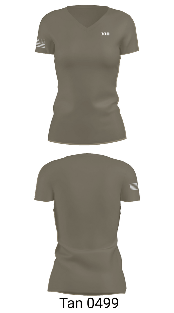 Womens Short Sleeve Vneck Shirt, 100, National Guard, Teamtime, Team time, sublimation, custom sports apparel, team uniforms, spirit wear, spiritwear, sports uniforms, custom shirts, team store, custom team store, fundraiser sports, apparel fundraiser