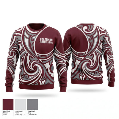 Boardman Cheerleading Crew Neck Sweatshirt - 1