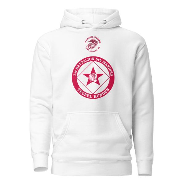 Unisex Hoodie - 1 - White