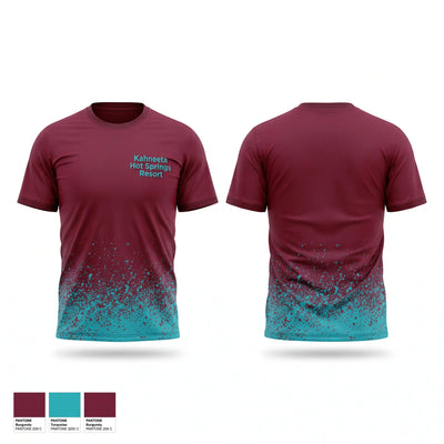 Kahneeta Hot Springs Resort Short Sleeve Performance Shirt - 2