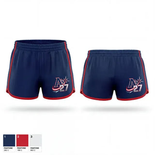 Womens Shorts, Little Rock A’s, Baseball, Teamtime, Team time, sublimation, custom sports apparel, team uniforms, spirit wear, spiritwear, sports uniforms, custom shirts, team store, custom team store, fundraiser sports, apparel fundraiser