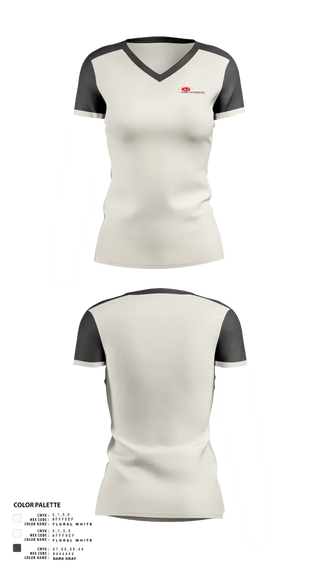 Womens Short Sleeve Vneck Shirt, J &J GMI, , Teamtime, Team time, sublimation, custom sports apparel, team uniforms, spirit wear, spiritwear, sports uniforms, custom shirts, team store, custom team store, fundraiser sports, apparel fundraiser