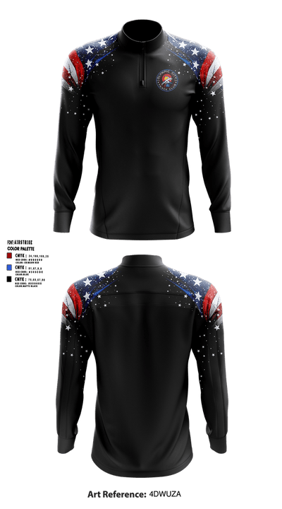 Olympic City Track Club 78162877 Quarter Zip Jacket - 1