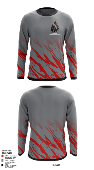 Long Sleeve Performance Shirt, Istrouma High, Women's Basketball, Teamtime, Team time, sublimation, custom sports apparel, team uniforms, spirit wear, spiritwear, sports uniforms, custom shirts, team store, custom team store, fundraiser sports, apparel fundraiser