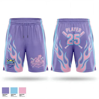 Athletic Shorts With Pockets, Firecrackers and Bunt Girls, Softball, Teamtime, Team time, sublimation, custom sports apparel, team uniforms, spirit wear, spiritwear, sports uniforms, custom shirts, team store, custom team store, fundraiser sports, apparel fundraiser