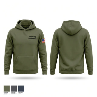 Hoodie, Queen City Community, Fire Department, Teamtime, Team time, sublimation, custom sports apparel, team uniforms, spirit wear, spiritwear, sports uniforms, custom shirts, team store, custom team store, fundraiser sports, apparel fundraiser