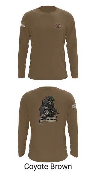 Long Sleeve Performance Shirt, HHC 2-135th AVN REG, , Teamtime, Team time, sublimation, custom sports apparel, team uniforms, spirit wear, spiritwear, sports uniforms, custom shirts, team store, custom team store, fundraiser sports, apparel fundraiser