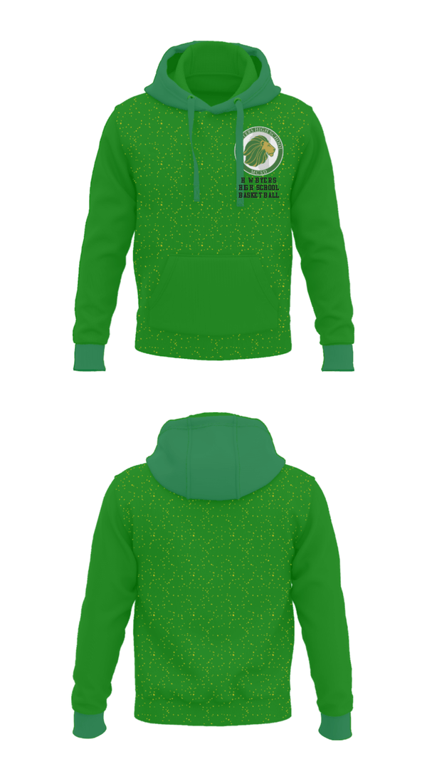Hoodie, H W Byers High School Basketball, Women's Basketball, Teamtime, Team time, sublimation, custom sports apparel, team uniforms, spirit wear, spiritwear, sports uniforms, custom shirts, team store, custom team store, fundraiser sports, apparel fundraiser