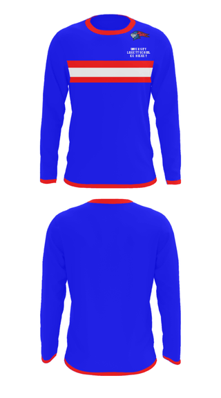Long Sleeve Performance Shirt, University Liggett School Ice Hockey, Ice Hockey, Teamtime, Team time, sublimation, custom sports apparel, team uniforms, spirit wear, spiritwear, sports uniforms, custom shirts, team store, custom team store, fundraiser sports, apparel fundraiser