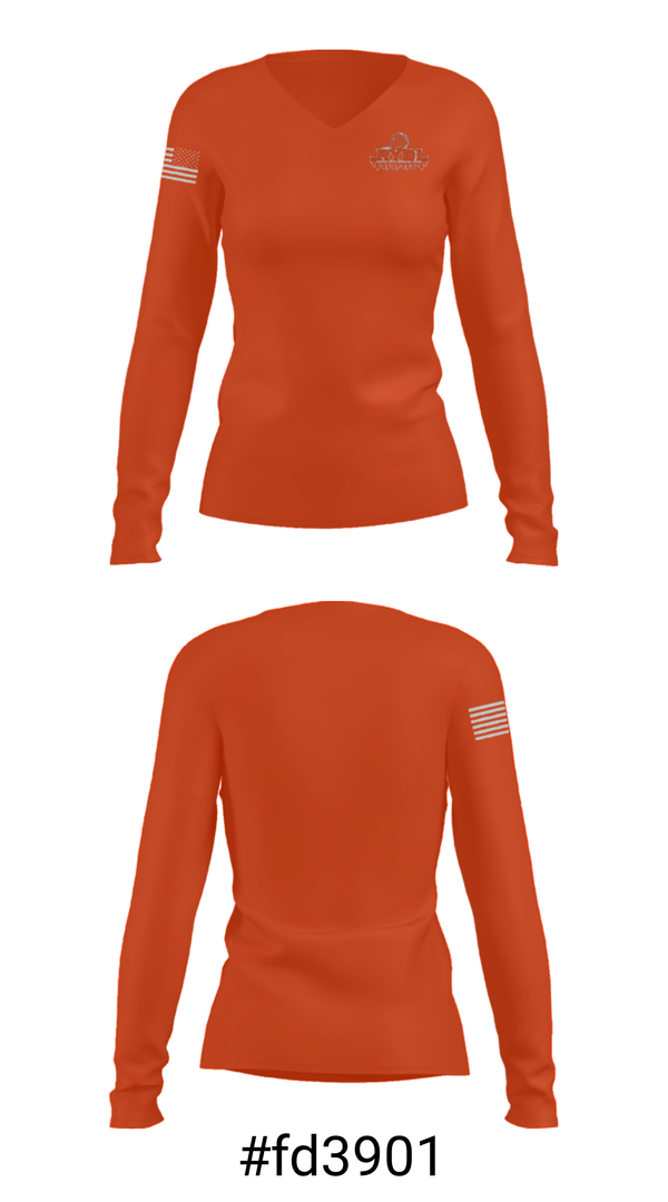 Women's Long Sleeve Vneck Shirt, Radcliff Youth Basketball League, Men's Basketball, Teamtime, Team time, sublimation, custom sports apparel, team uniforms, spirit wear, spiritwear, sports uniforms, custom shirts, team store, custom team store, fundraiser sports, apparel fundraiser
