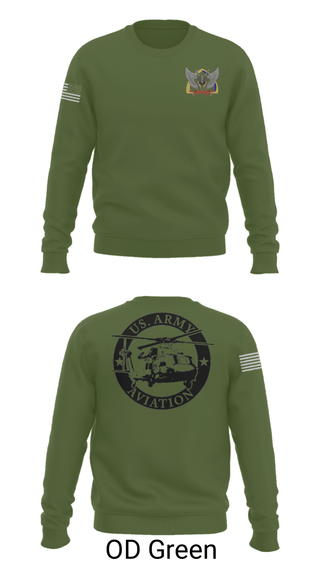 Crew Neck Sweatshirt, A Co 1-13 AVN REGT, Army, Teamtime, Team time, sublimation, custom sports apparel, team uniforms, spirit wear, spiritwear, sports uniforms, custom shirts, team store, custom team store, fundraiser sports, apparel fundraiser