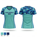 Blue Devils 92581883 Women's Short Sleeve V-neck Shirt - 1