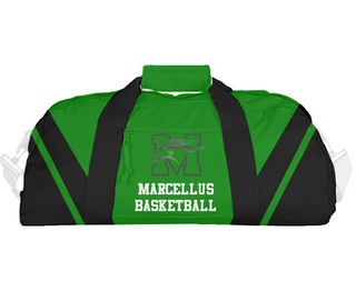 Duffle Bag, Marcellus Senior High School Basketball, Men's Basketball, Teamtime, Team time, sublimation, custom sports apparel, team uniforms, spirit wear, spiritwear, sports uniforms, custom shirts, team store, custom team store, fundraiser sports, apparel fundraiser