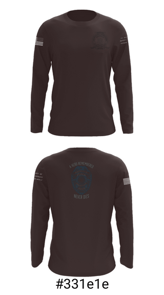 Long Sleeve Performance Shirt, 2023-B BRC, Police, Teamtime, Team time, sublimation, custom sports apparel, team uniforms, spirit wear, spiritwear, sports uniforms, custom shirts, team store, custom team store, fundraiser sports, apparel fundraiser