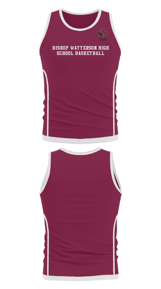 Tank Top, Bishop Watterson High School Basketball, Women's Basketball, Teamtime, Team time, sublimation, custom sports apparel, team uniforms, spirit wear, spiritwear, sports uniforms, custom shirts, team store, custom team store, fundraiser sports, apparel fundraiser