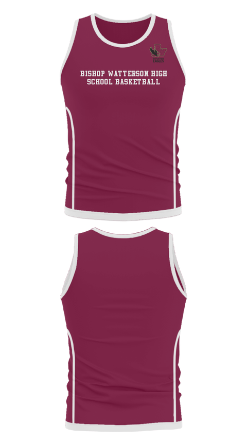 Tank Top, Bishop Watterson High School Basketball, Women's Basketball, Teamtime, Team time, sublimation, custom sports apparel, team uniforms, spirit wear, spiritwear, sports uniforms, custom shirts, team store, custom team store, fundraiser sports, apparel fundraiser