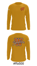 Portsmouth West High School Basketball 54134846 Long Sleeve Performance Shirt - 18